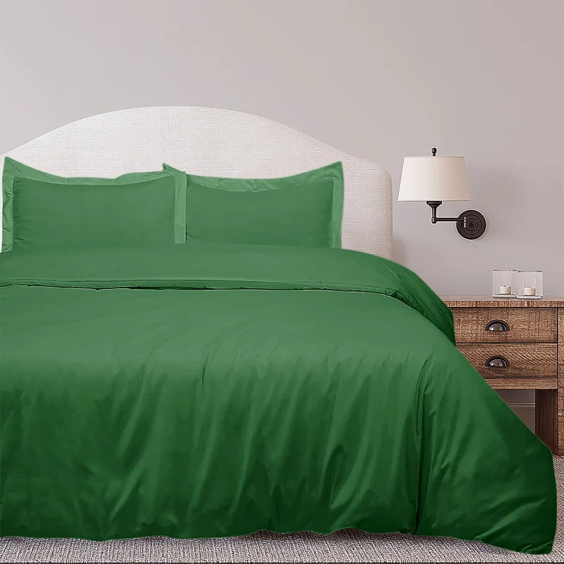 ROYALE LINENS White Duvet Cover - Duvet Cover Set - 3 Piece Double Brushed Duvet Covers with Zipper Closure, 1 Duvet Cover and 2 Pillow Shams