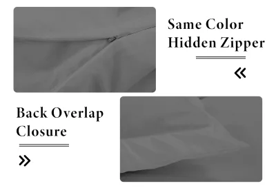 ROYALE LINENS White Duvet Cover - Duvet Cover Set - 3 Piece Double Brushed Duvet Covers with Zipper Closure, 1 Duvet Cover and 2 Pillow Shams