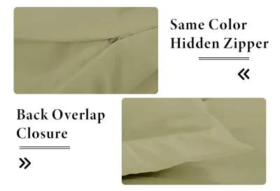 ROYALE LINENS White Duvet Cover - Duvet Cover Set - 3 Piece Double Brushed Duvet Covers with Zipper Closure, 1 Duvet Cover and 2 Pillow Shams