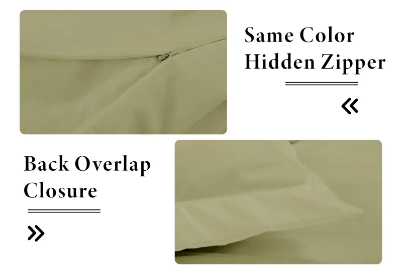 ROYALE LINENS White Duvet Cover - Duvet Cover Set - 3 Piece Double Brushed Duvet Covers with Zipper Closure, 1 Duvet Cover and 2 Pillow Shams